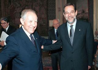 Il Presidente della Repubblica Carlo Azeglio Ciampi ha ricevuto al Quirinale Javier Solana, Alto Rappresentante U.E. per la Politica Estera e di Sicurezza Comune