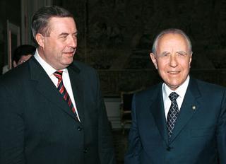 Il Presidente Ciampi con il Presidente della Duma di Stato della Federazione Russa Ghennadiy Nikolaievich Seleznev
