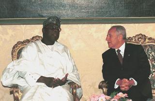 Il Presidente Ciampi a colloquio con il Presidente della Repubblica Federale della Nigeria, Olusegun Obasanjo