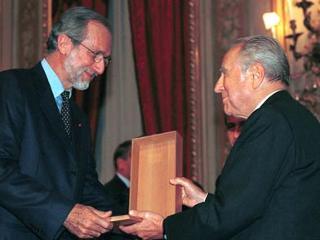 Il Presidente Ciampi consegna il "Premio Leonardo" all'Arch. Renzo Piano