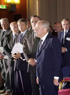Il Presidente Ciampi durante la cerimonia inaugurale della Conferenza Nazionale del Turismo