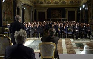 Il Presidente Ciampi durante l'incontro con gli Uditori Giudiziari