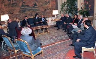 Il Presidente Ciampi a colloquio con una delegazione del Comitato dei Radicali per la Rivoluzione Liberale e gli Stati Uniti d'Europa