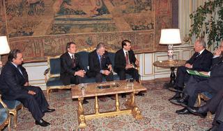 Il Presidente Ciampi a colloquio con la delegazione del Consiglio Generale degli Italiani all'Estero