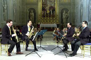 Concerto eseguito dal Quartetto di Sassofoni Accademia nella Cappella Paolina