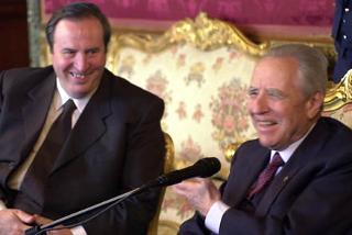 Il Presidente Carlo Azeglio Ciampi con il Presidente del Consiglio Nazionale Forense Emilio Nicola Buccico