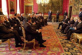 Il Presidente Ciampi durante i colloqui con i componenti il Consiglio Nazionale Forense
