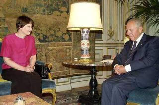 Il Presidente Ciampi a colloquio con Helen Clark, Primo Ministro della Nuova Zelanda