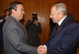 Il Presidente Ciampi con Antonio Guiterres, Primo Ministro della Repubblica Portoghese