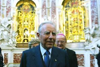 Il Presidente Ciampi visita il Reliquiario nella Basilica di S. Antonio