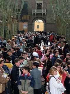 Festa di Primavera nella Tenuta Presidenziale di Castel Porziano che ha visto la partecipazione di studenti di ogni parte d'Italia