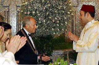 Il Presidente Ciampi con S.M. il Re Mohammed Vl al pranzo di Stato in suo onore
