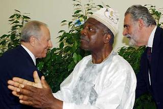 Il Presidente Ciampi alla "Giornata dell'Africa" in occasione del 39° Anniversario di fondazione dell'Organizzazione dell'Unità Africana