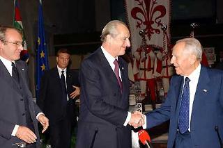 Il Presidente Ciampi con il Presidente Federale della Repubblica d'Austria, al termine dell'intervento congiunto all'Istituto Universitario Europeo