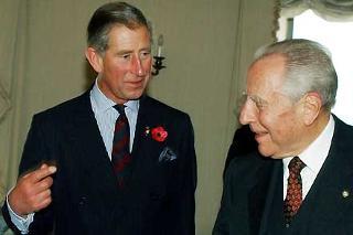 Il Presidente Ciampi con S.A.R. il Principe Carlo d'Inghilterra