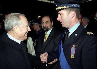 Il Presidente Ciampi incontra gli Astronauti Roberto Vittori e Umberto Guidoni, in occasione della Festività della Madonna di Loreto
