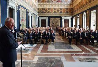 Il Presidente Ciampi rivolge il suo indirizzo di saluto ai vincitori dei &quot;Premi Nazionali per la Traduzione&quot; delle ultime sei edizioni