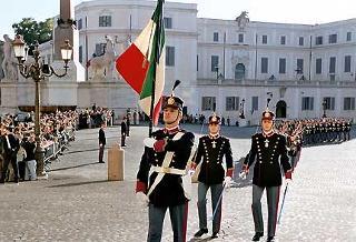 I Cadetti dell'Accademia di Modena in servizio di Guardia d'Onore