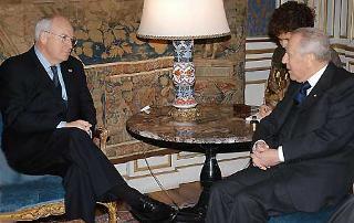 Il Presidente Ciampi a colloquio con Richard B.Cheney, Vice Presidente degli Stati Uniti d'America