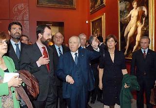 Il Presidente Ciampi all'inaugurazione della Mostra &quot;L'età di Rubens&quot;