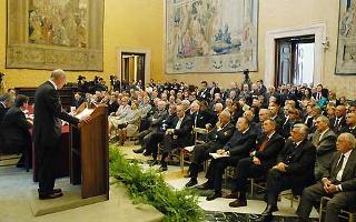 Un momento della commemorazione di Giovanni Goria, nel decennale della sua scomparsa, alla Camera dei deputati, alla presenza della Signora Franca Pilla Ciampi