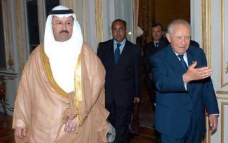 Il Presidente Ciampi accoglie il Presidente della Repubblica Irachena Ghazi Al Yawar