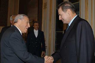 Il Presidente Ciampi accoglie Jacques Rogge, Presidente del Comitato Olimpico Internazionale