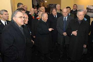 Il Presidente Ciampi al Vittoriano, in occasione del &quot;Giorno della Memoria&quot;