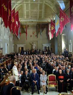 Il Presidente durante il suo intervento, nell'Aula Giulio Cesare in Campidoglio, in occasione del conferimento della cittadinanza onoraria