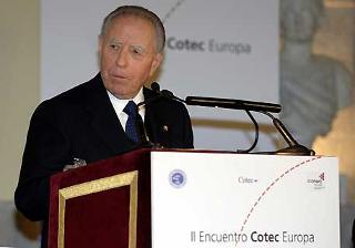 Il Presidente Ciampi durante il suo intervento al COTEC