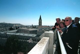 Visita di stato del Presidente della Repubblica Ciampi nello stato d'Israele. Il Presidente Ciampi in visita alla Città Vecchia