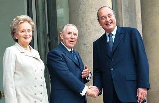 Visita del Presidente della Repubblica nella Repubblica Francese. Il Presidente Ciampi con il Presidente della Repubblica Francese Jacques Chirac