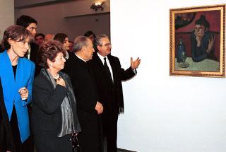 Intervento alla cerimonia di apertura delle Scuderie Papali in occasione dell'inaugurazione della Mostra "I Cento Capolavori dell'Ermitage. Impressionisti e Avanguardie alle Scuderie Papali"