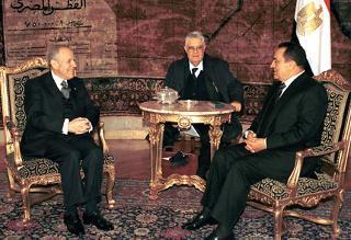 Visita ufficiale del Presidente della Repubblica Carlo Azeglio Ciampi nella Repubblica Araba d'Egitto. Incontro con il Presidente della Repubblica Araba d'Egitto Hosni Mubarak
