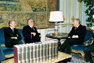 Incontro con il Prof. Francesco Paolo Casavola, Presidente dell'Istituto Enciclopedia Italiana, Palazzo del Quirinale