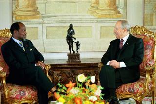 Incontro con il Presidente della Repubblica del Mozambico, S.E. il Sig. Joaquim Alberto Chissano, Palazzo del Quirinale