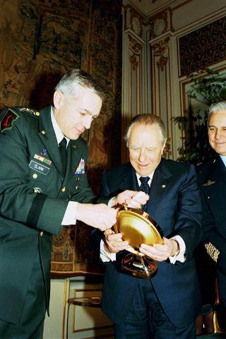 Visita di congedo del Gen. C.A. Wesley K. Clark, Palazzo del Quirinale