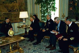 Visita di congedo del Gen. C.A. Wesley K. Clark, Palazzo del Quirinale