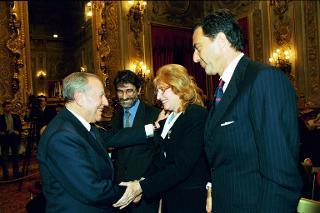 Incontro con il Consiglio di Presidenza ed i Candidati ai Premi David di Donatello 2000,  Palazzo del Quirinale