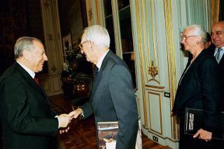 Consegna delle insegne di Cavaliere di Gran Croce al Prof. Sergio Donadoni, Palazzo del Quirinale
