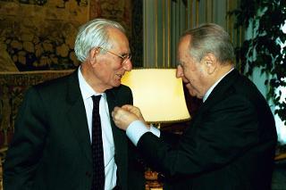 Consegna delle insegne di Cavaliere di Gran Croce al Prof. Sergio Donadoni, Palazzo del Quirinale