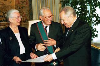 Consegna delle insegne di Cavaliere di Gran Croce al Prof. Sergio Donadoni, Palazzo del Quirinale