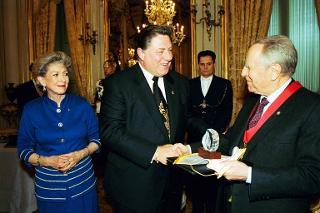 Incontro con il Sig. James E. Ervin, Presidente Internazionale dei Lions Clubs, Palazzo del Quirinale