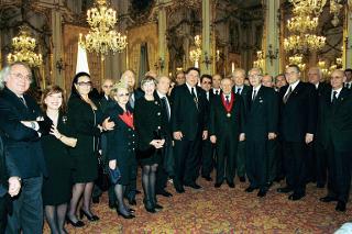 Incontro con il Sig. James E. Ervin, Presidente Internazionale dei Lions Clubs, Palazzo del Quirinale