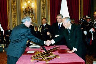 Giuramento del II Gabinetto del Governo Amato, Palazzo del Quirinale