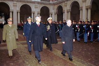 Intervento del Presidente della Repubblica a Modena per la cerimonia del giuramento degli Allievi del 181° Corso &quot;Esempio 2&quot; dell'Accademia Militare