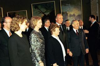 Intervento del Presidente della Repubblica e della Signora Ciampi, unitamente alle LL.MM., il Re e la Regina di Spagna, alla cerimonia d'inaugurazione della Mostra "Goya", Roma, Palazzo Barberini