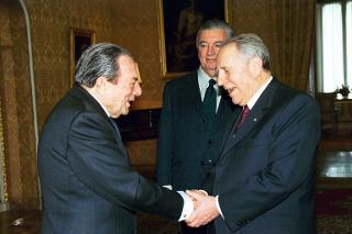Dott. Antonio La Torre, Procuratore Generale della Corte Suprema di Cassazione: visita di congedo, Palazzo del Quirinale