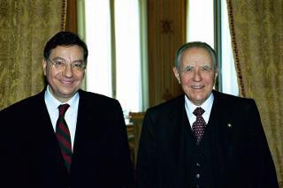 Incontro con il nuovo Presidente della Corte costituzionale, Prof. Cesare Mirabelli