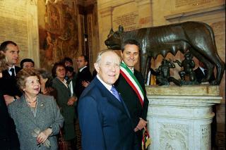 Intervento del Presidente della Repubblica alla pre-inaugurazione dei restaurati Musei Capitolini, Roma, Campidoglio